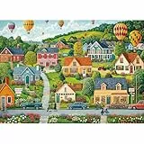 Puzzle 1000 Teile,Puzzle Erwachsene, EIN Herausforderndes Rätsel,Puzzlespiele für Die Ganze Familie,Geschenke für Frauen,Geschenke für Männer,Thema:Glückliche Stadt