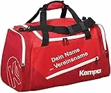 Kempa Sporttasche L Teamsport rot 68 x 30 x 37 cm 75 L + Aufdruck Name