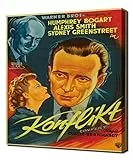Filmposter Conflict 10 - Leinwanddruck auf Holzrahmen - perfektes Bild für Wanddekoration