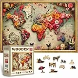 WOODEN.CITY Holzpuzzle für Erwachsene ab 15 Jahren - 1000 Teile - Größe 52 x 37,5 cm - hochwertige Holzsägeblätter - einzigartige Form Bestes Geschenk für Erwachsene