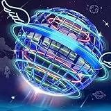 Korffe Fliegender Ball, Fliegender Spielzeug Handgesteuerter Mini Drohne mit 360 ° rotierenden LED-Leuchten für Kinder Erwachsene Flying Ball Geschenke Für Jungen Mädchen Indoor & Outdoor Spielzeug