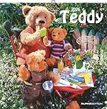 Alpha Edition - Teddy Kalender 2026 – Bildkalender & Wandkalender im Broschürenformat 30×30 cm, aufgeklappt 30×60 cm mit 12 liebevollen Teddy-Motiven & Poster, FSC-zertifiziert