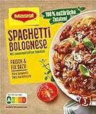 MAGGI Fix für Spaghetti Bolognese, Würzmischung, 100% natürliche Zutaten, für 3 Portionen, 1er Pack (1 x 36g Packung)