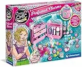 Clementoni 18600 Crazy Chic – Duftender Schmuck, farbenfroher Kinderschmuck zum Selbermachen, Schmuckset für parfümierte Anhänger, Ketten & Armbänder, für Kinder ab 8 Jahren