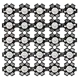 Haofy 25pcs 3W LED Ultraviolett Chip Licht 395nm-400nm Hochleistungs-Lampenperlen Diodenchips mit Aluminiumbasis