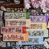 Ptyism 556 Stück/48 Blatt Aufkleber für Scrapbooking, Scrapbooking-Aufkleber, Bullet Journal Aufkleber für Journaling für Scrapbooking, Bullet Journal Zubehör, Journaling-Zubehör usw