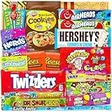 JUMBO USA Original BOX | 21 Original Süßigkeiten & Snacks | American Candy Mix | Geschenkidee aus den USA | Birthday & Halloween Snack Box | Candy & Bar®