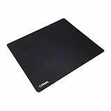 GXTrust 752 Mauspad M 25 cm x 21 cm, Optimierte Oberflächenstruktur, rutschfeste Gummiunterseite, Mousepad für alle Mäuse, Empfindlichkeiten und Sensoren - Schwarz