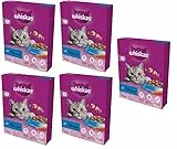 Whiskas Adult 1+ Trockenfutter mit Thunfisch im Karton, 5x300g (5 Packungen) - Katzentrockenfutter für Erwachsene Katzen - unterschiedliche Produktverpackungen erhältlich