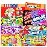 Amerikanische Süßigkeiten Box | USA American Candy Box | USA Import | Geschenkbox zum Geburtstag | Süße Überraschung | Urlaubs Sweets | Candymix | Candy & Bar ®