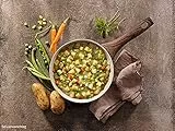 ration1 Kartoffel-Eintopf 4x 400g, Fertiggerichte lange haltbar, vegan laktosefrei & glutenfrei, Outdoor, Trekking Nahrung, Camping Essen, Festival Zubehör, 10 Jahre haltbare Notfallnahrung