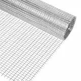 AMFUN Drahtgitter Feinmaschig, Maschendraht Drahtgeflecht 30cm*3m für Insektengitter Mäusedraht, mit 6 mm Maschenweite, Wühlmausgitter für Hochbeete, Feuerverzinkt