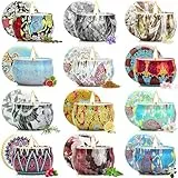 Yinuo Mirror 12 * 70g Duftkerzen Set, Duftkerzen Geschenkset für Frauen, Natürlich Sojawachs Aromatherapie Deko Kerzen für Weihnachten, Muttertag, Geburtstag, Valentinstag, Bad, Yoga