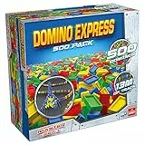 Domino Express 500 Steine, Domino Spiel für Kinder ab 6 Jahren, Konstruktionsspielzeug mit 500 Dominosteinen