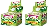 Center Shock Hidden Apple, Box mit 100 Kaugummis, extra-sauer mit Apfel-Geschmack, ideal für Geburtstag, Pinata, Partys, Candy-Bar & Halloween, 400g (Packung mit 2)