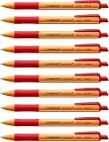 STABILO - Druck-Kugelschreiber - pointball - 10er Pack - rot