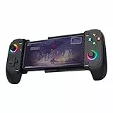 Trust Gaming GXT 735 Mylox Bluetooth Handy Controller für Iphone/Android /PS5 / Xbox, 12 Stunden Spielzeit, Dual-Feedback-Vibration, RGB-Beleuchtung, Handheld Wireless Gamepad, Mobile Gaming, Schwarz