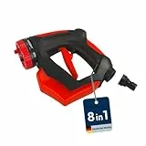 Maximex 8in1 Gartenbrause mit Seifenreservoir 200 ml, 8 Strahlarten, Gartenhelfer für Autowäsche, Reinigung, Pflanzenbewässerung, mit Dauerarretierung, Aufsatz für Gartenschlauch