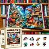 WOODEN.CITY Enchanted Tales 1000 Teile Puzzle, Holzpuzzles für Erwachsene, Hergestellt EU, Größe 51,9 x 37,5 cm, Magisches Puzzle, Geschenk, Hobby