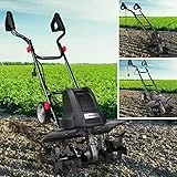 BRAST Motorhacke Gartenfräse Elektro | 1050-1800 Watt | 36-45cm Arbeitsbreite | 4 Modelle | Schutzblech Antiblockierkupplung & Sicherheitsschalter | für kleine bis große Grundstücke | BRE-AF 1500