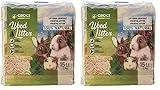 Croci Wood Litter - Pflanzliche Streu für Nagetiere auf Basis von Tannenspänen, 15 lt - 1 kg Format, natürlich und kompostierbar ohne chemische Produkte, super saugfähig, geruchshemmend