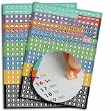 660 Aufkleber (2 x 330 Sticker/Aufkleber) für Familienplaner | Größe: 8 x 8 mm | markiert Müllabfuhr, Ferien, Urlaub, Arzttermine, TÜV, Sport