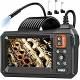 Daxiongmao Endoskopkamera Mit Licht, Ip67 Wasserdichtes Endoskopkamera, 1080 HD Inspektionskamera, Endoskop Rohrreiniger, Endoskopkamera Handy, 16.5ft Rohrreinigungsspiraler, Gadgets Für Männer(4.3')