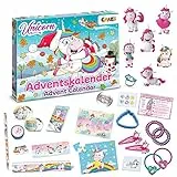 CRAZE UNICORN - Einhorn Adventskalender Kinder, Spielzeug Weihnachtskalender für Mädchen mit Einhorn Spielzeug & Zubehör