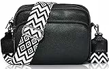 GASSDA Umhängetasche Damen Kleine Handtasche Damen PU Leder Crossbody Bag Moderne Taschen mit Abnehmbarem Schultergurt