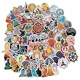 Buddha Aufkleber Buddhismus Klebeetiketten Stickers Buddhistischer Dekorative Aufkleber für Scrapbook Journal Bullet Laptops Kalender