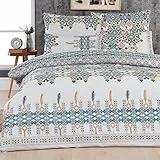 Mixibaby Bettwäsche Bettgarnitur Bettbezug Baumwolle 135x200 155x220 200x200 200x220, Größe:155 x 220 cm, Design Bettwäsche:Shoshana D33