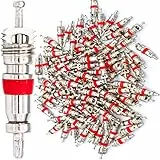 40x Autoventil Ventilkerne, Ventileinsätze für Schrader-Ventil oder AV Reifenventile mit Auto-Ventile kompatibel für Fahrzeuge wie KFZ, PKW, LKW, Motorrad, Roller, Moped, Mofa, Fahrrad oder Schubkarre