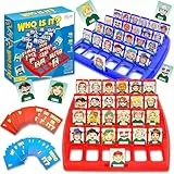 HOKYYCC Wer Ist Es Spiel, Doppelt Wer Bin Ich Spiel, Tragbar Brettspiele, Geeignet für Eltern-Kind-Familienpartyspiele