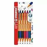 STABILO - Druck-Kugelschreiber - pointball - 6er Pack