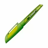 STABILO - Schulfüller mit Standard-Feder M - EASYbuddy in limette/grün - blau (löschbar) - inkl. Patrone