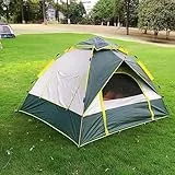 ACHZYFT Campingzelt, 2 Personen Wasserdicht, Doppelwandig Wasserdicht UV-Schutz Kuppelzelte, Wanderzelt,für Outdoor Camping Festival Angeln(Color:grün)