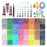 40 Farben 3mm Harz Jelly Strasssteine, 32000 Stück Flachrückseite Bastelsteine, Strass-Set zum Verzieren für Nägel, Schuhe, Handyhüllen, DIY Handwerk & Diamantkunst