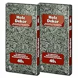 Floragard Mulch Universal Holzdekor anthrazit grau 2 x 40 L