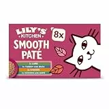 Lily's Kitchen Natürliches, zartes Pasteten-Nassfutter für ausgewachsene Katzen, Schalen, getreidefreie Rezepte, verschiedene Sorten (32 x 85g schalen)