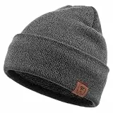 OZERO Winter Beanie Mütze,Thermo Strickmütze Laufmützen Wintermütze für Herren und Damen, Grau(Dünner Faden), 1