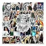 50 Thor&Loki Aufkleber, Wasserfester PVC-Stickers, Individuelle Graffiti-Cartoon-Motive, Kinder-Deko-Sticker für Skateboards, Koffer & glatte Oberflächen