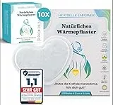 Heatbelle Empower® – Selbstklebende Wärmepflaster für Periode, Rücken, Nacken, Schulter, Menstruationsschmerzen, Periodenkrämpfe, Muskelkater – 12h Tiefenwärme – 10er oder 30er Box