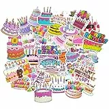 Aufkleber Geburtstag sticker Happy Birthday vinyl aufkleber scrapbook stickers geschenk sticker geburtstagskuchen wasserdichte aufkleber für kinder teens party