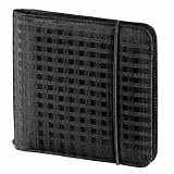 Hama Business Organizer Tasche (zur Aufbewahrung von 24 CDs/DVDs/Blu-Rays, 6 Speicherkartenfächer) schwarz
