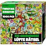 QUOKKA 1000-Teile-Puzzle Für Erwachsene – 223 Versteckte Geheimnisse - Fest Schließende - Dicke Teile – Sammle Alle Vier Puzzles Der Serie Für Erwachsene - Twigtail Kingdom