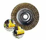GLORIA Fugenbürste aus Stahldraht – Original Ersatzbürste für MultiBrush & WeedBrush | Drahtbürste zur Fugenreinigung & Unkrautentfernung | Kompatibel mit Gloria Fugenreiniger elektrisch | Ø 11 cm