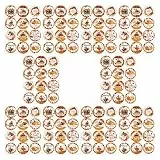 Supvox 120 Selbstklebende Thanksgiving Aufkleber aus Kupferpapier – 38mm Herbstliche Etiketten für Umschläge Grußkarten und Saisonale Deko Wiederverwendbare Herbststicker für Basteln und