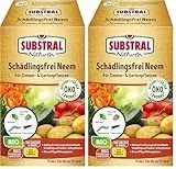 Substral Naturen Bio Schädlingsfrei Neem, 75ml Konzentrat gegen saugende und beißende Schädlinge an Gemüse- und Zierpflanzen (Packung mit 2)