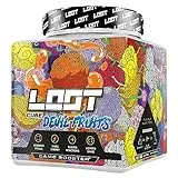 LOOT Game Booster | Konzentration, Ausdauer, Reaktionsfähigkeit | 50 Servings (400g) mit Koffein & 20 einzigartigen Inhaltsstoffen | Flow-State Formel | Devil Fruit