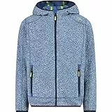 CMP ERROR:#N/A Kinder-knit-tech-jacke Knit-Tech Kinder Jacke Mit Fester Kapuze, Staubiger Blauer Stein, 128 EU